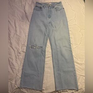 Abercrombie & Fitch Curve Love High Rise 90s Relaxed Jeans